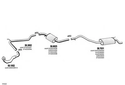 Система выпуска ОГ ASSO купить