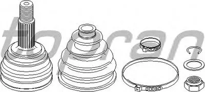 Шарнирный комплект, приводной вал TOPRAN купить