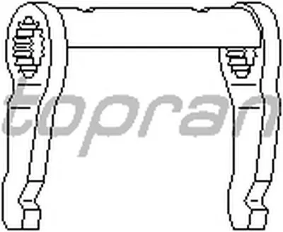 Возвратная вилка, система сцепления TOPRAN купить