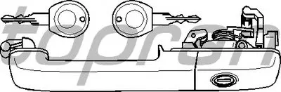 Ручка двери TOPRAN купить