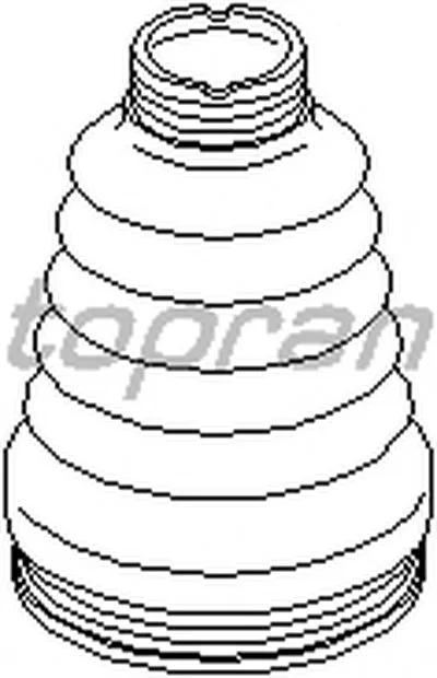 Пыльник, приводной вал TOPRAN купить