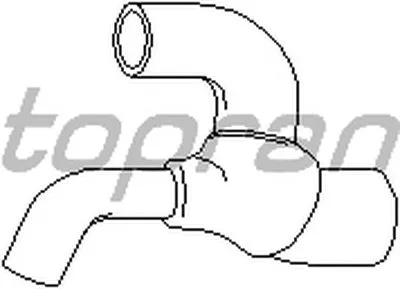 Шланг радиатора TOPRAN купить