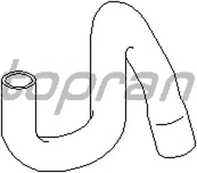 Шланг радиатора TOPRAN купить