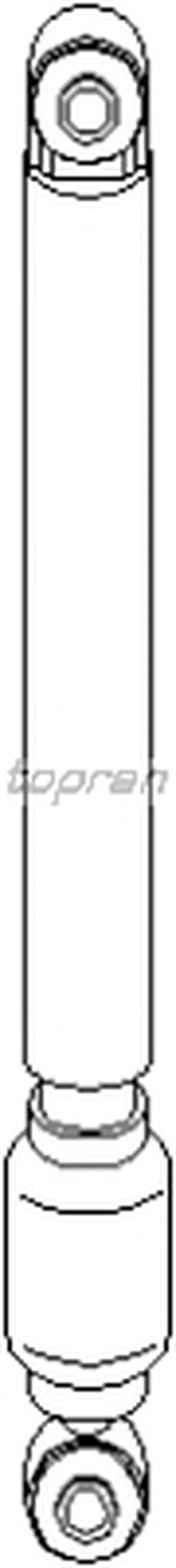 Амортизатор рулевого управления TOPRAN купить