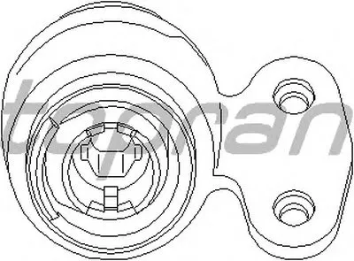Кронштейн, подушки рычага TOPRAN купить
