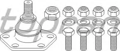 Шаровой шарнир TOPRAN купить