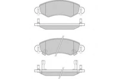 Комплект тормозных колодок, дисковый тормоз E.T.F. купить