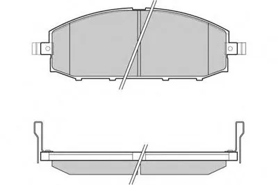 Комплект тормозных колодок, дисковый тормоз E.T.F. купить