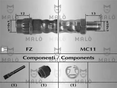 Тормозной шланг MALÒ купить