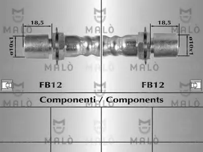 Тормозной шланг MALÒ купить