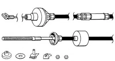 Тросик сцепления CEF купить