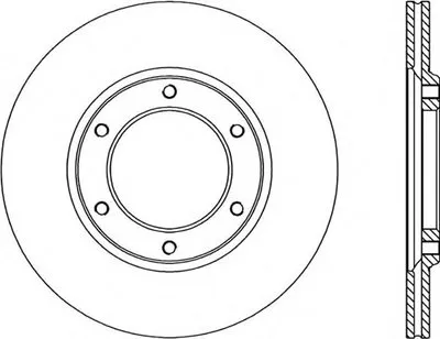 Тормозной диск ADAPTIVE OPEN PARTS купить