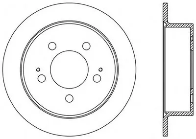 Тормозной диск ADAPTIVE OPEN PARTS купить