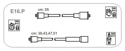 Комплект проводов зажигания JANMOR купить