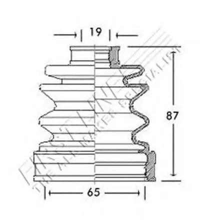 Пыльник, приводной вал FIRST LINE купить