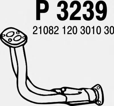 Труба выхлопного газа FENNO купить