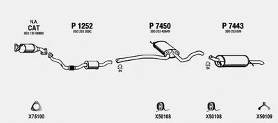 Система выпуска ОГ FENNO купить