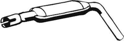 Средний глушитель выхлопных газов ASMET купить