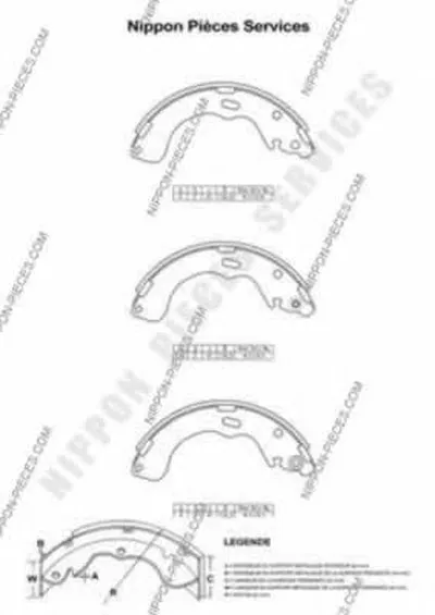 Комплект тормозных колодок NPS купить