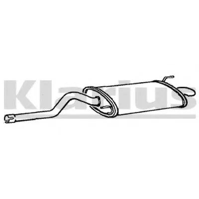 Глушитель выхлопных газов конечный KLARIUS купить
