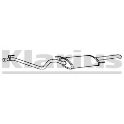 Глушитель выхлопных газов конечный KLARIUS купить