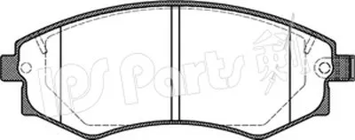 Комплект тормозных колодок, дисковый тормоз IPS Parts IPS Parts купить
