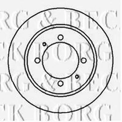 Тормозной диск BORG & BECK купить