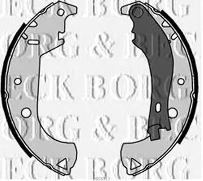 Комплект тормозных колодок BORG & BECK купить