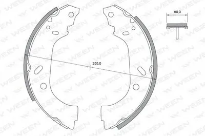 Комплект тормозных колодок WEEN купить