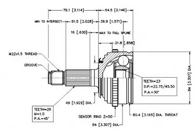 Шарнирный комплект, приводной вал VEMA купить