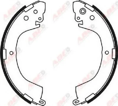 Комплект тормозных колодок ABE купить