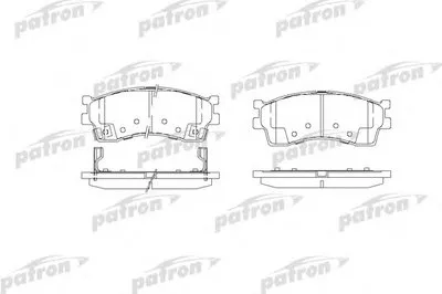 Комплект тормозных колодок, дисковый тормоз PATRON купить