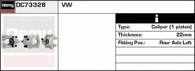 Тормозной суппорт Remanufactured REMY (Multiline) DELCO REMY купить