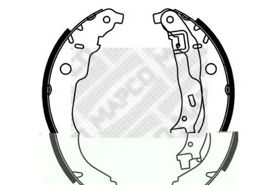 Комплект тормозных колодок MAPCO купить