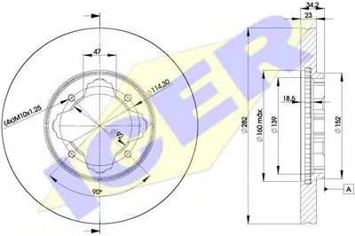Тормозной диск ICER купить
