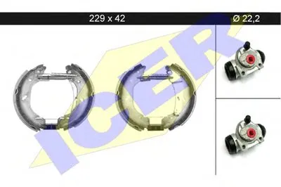Комплект тормозных колодок ICER купить