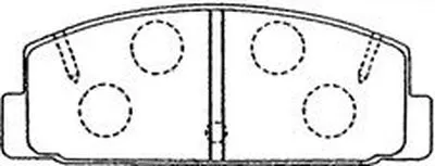 Комплект тормозных колодок, дисковый тормоз Premium Advics AISIN купить