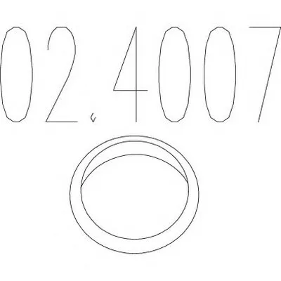 Уплотнительное кольцо, труба выхлопного газа MTS купить