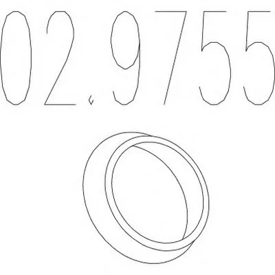 Уплотнительное кольцо, труба выхлопного газа MTS купить