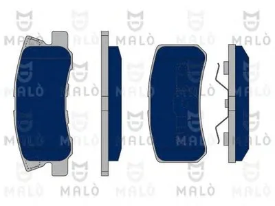 Комплект тормозных колодок, дисковый тормоз MALÒ купить