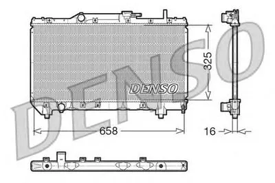 Радиатор, охлаждение двигателя NPS купить