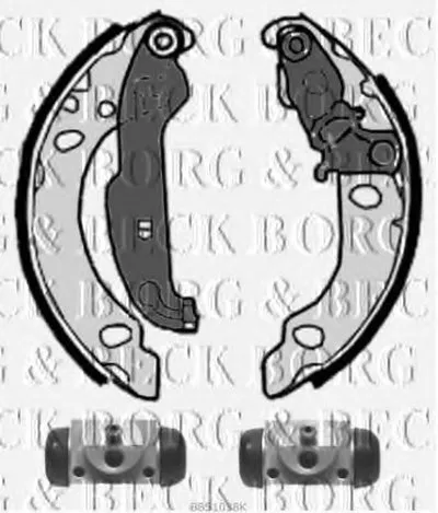 Комплект тормозных колодок BORG & BECK купить