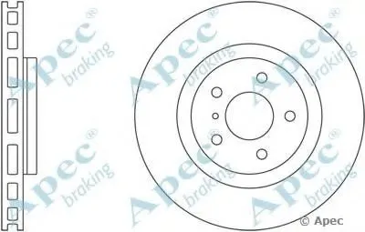 Тормозной диск APEC braking купить