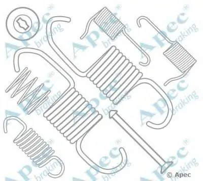 Комплектующие, тормозная колодка APEC braking купить