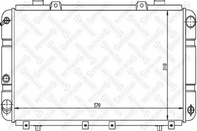 Радиатор, охлаждение двигателя STELLOX купить