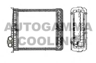 Теплообменник, отопление салона AUTOGAMMA купить
