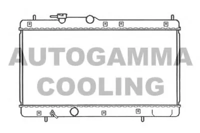Радиатор, охлаждение двигателя AUTOGAMMA купить