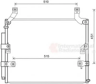 Конденсатор, кондиционер VAN WEZEL купить