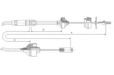 Тросик сцепления TEXTAR купить