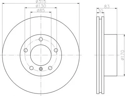 Тормозной диск PRO TEXTAR купить